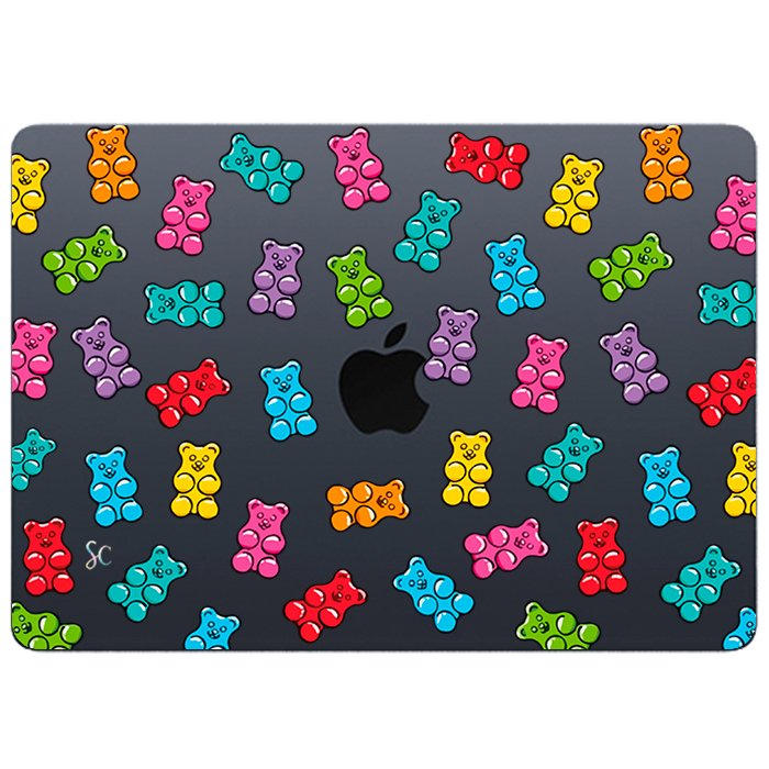 Case Macbook Transparente Gomitas