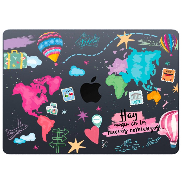 Case Macbook Transparente Travel 3