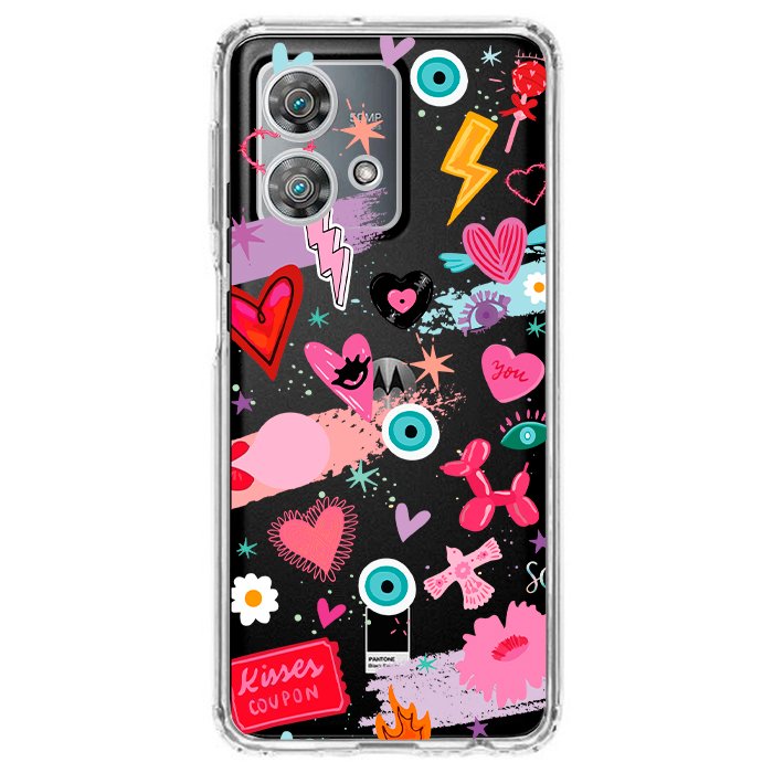 Case Celular Kisses - Motorola