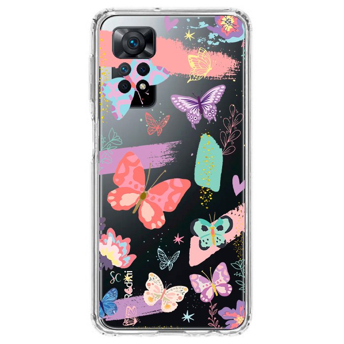 Case Celular Mariposas Colores - Xiaomi