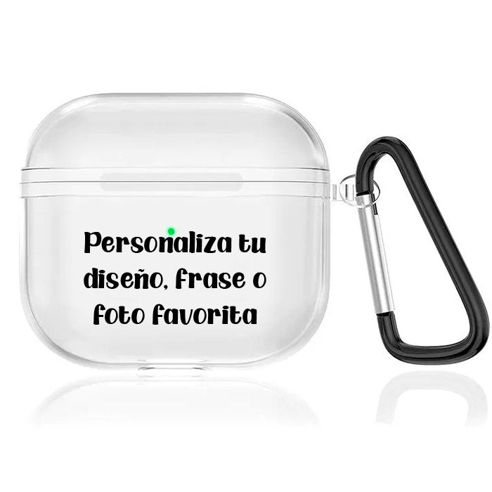 Z. Case Airpods Transparente Personalizado