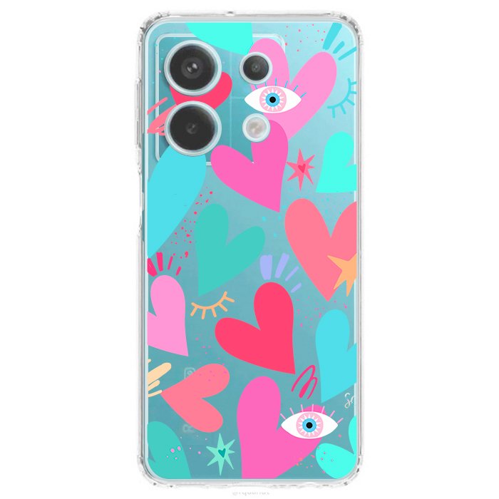 Case Celular Corazones 2 - Xiaomi