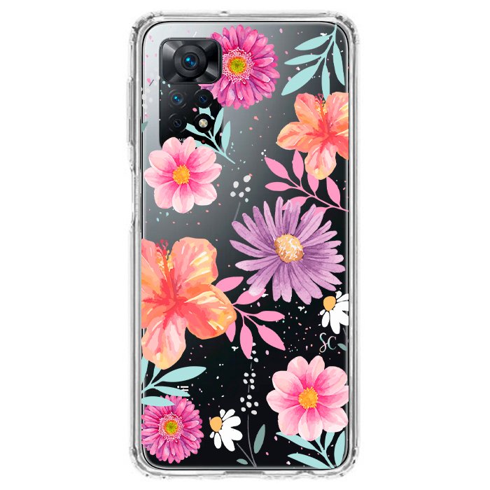 Case Celular Flores 3 - Xiaomi