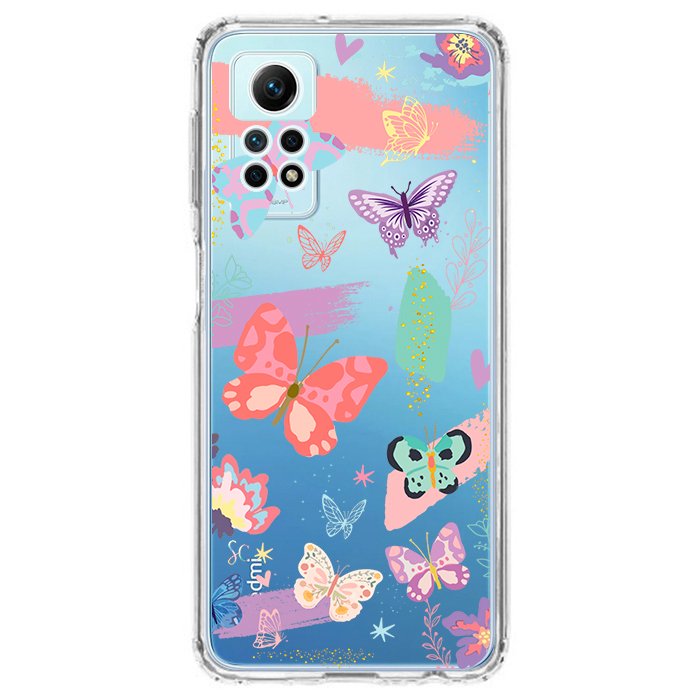 Case Celular Mariposas Colores - Xiaomi