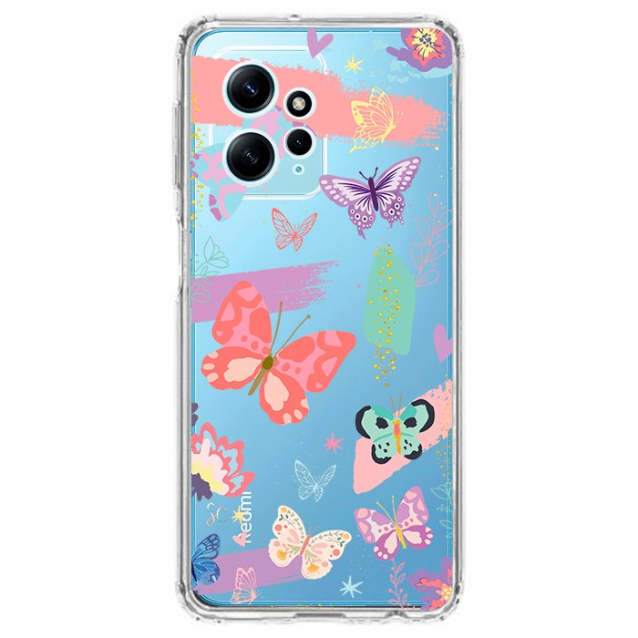 Case Celular Mariposas Colores - Xiaomi