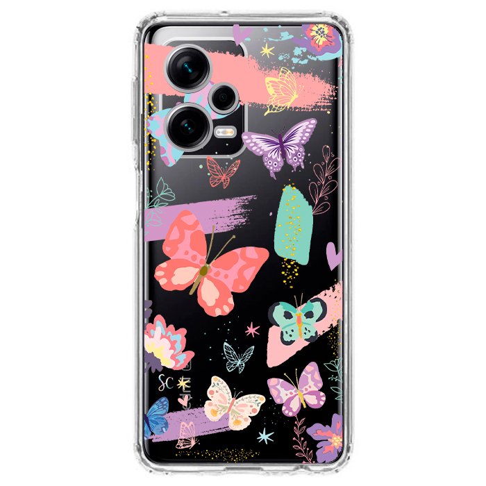Case Celular Mariposas Colores - Xiaomi