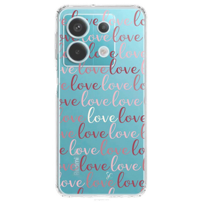 Case Celular Letters - Xiaomi