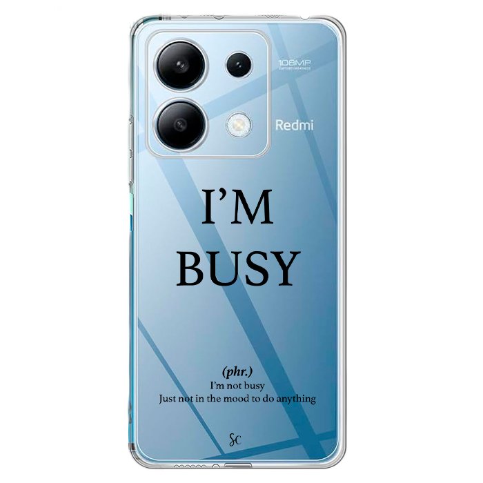 Case Celular Estoy Ocupada - Xiaomi