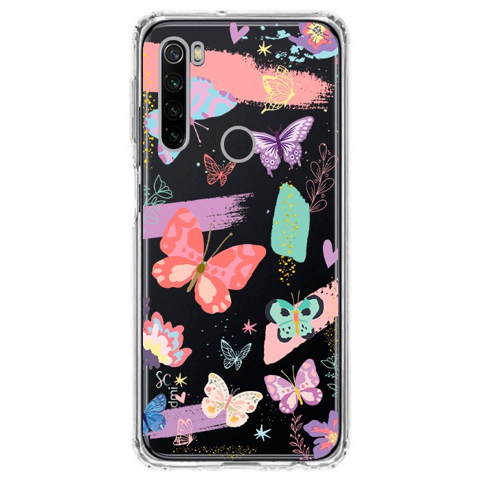 Case Celular Mariposas Colores - Xiaomi