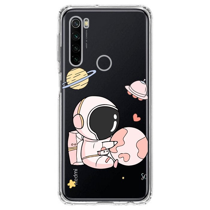 Case Celular Astronauta Rosa - Xiaomi