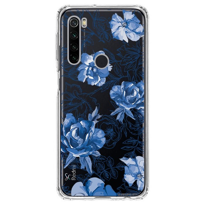 Case Celular Flores Azules - Xiaomi