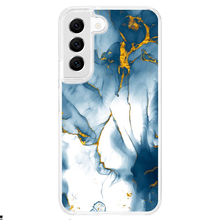 Case Celular Marmol Azul - Samsung