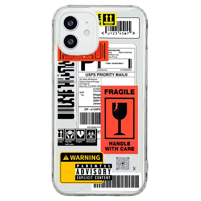 Case Celular Warning - iPhone