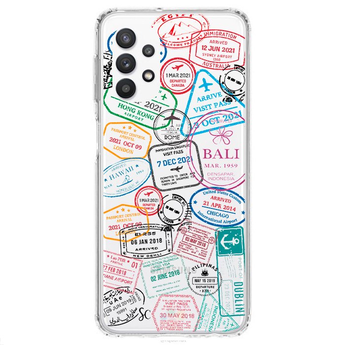 Case Celular Sellos Pasaporte - Samsung