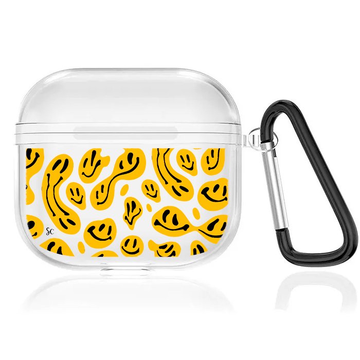 Case Audífonos Transparente caras