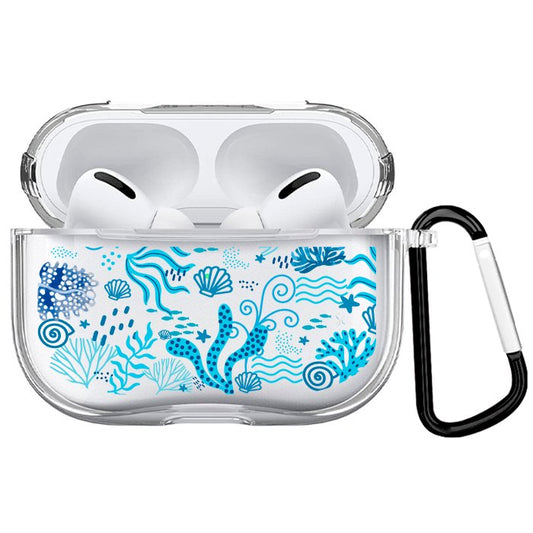 Case Audífonos Transparente Coral