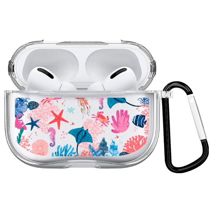 Case Audífonos Transparente Mantarraya