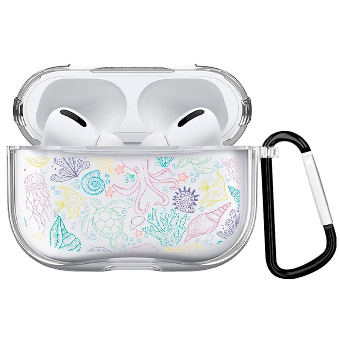 Case Audífonos Transparente Sea