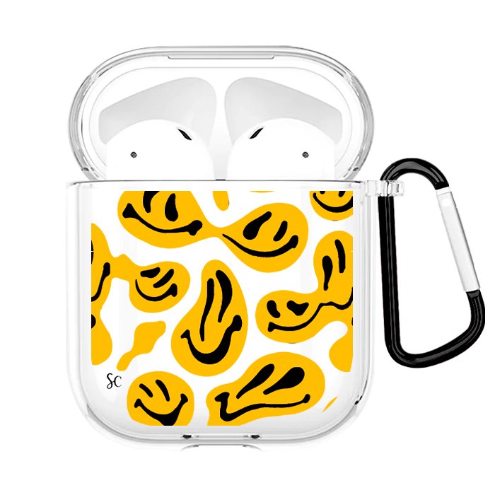 Case Audífonos Transparente caras