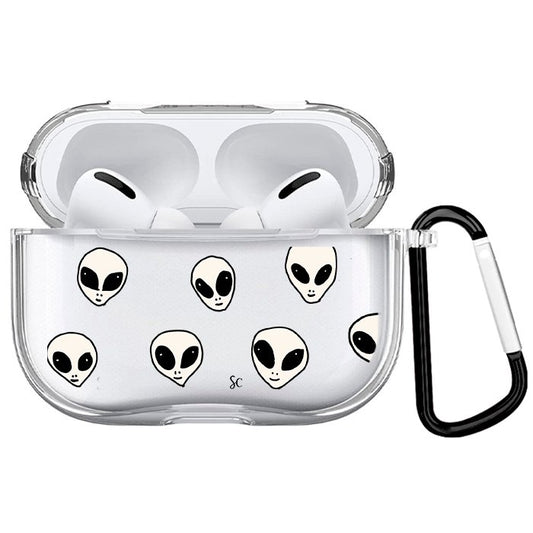 Case Audífonos Transparente Alien
