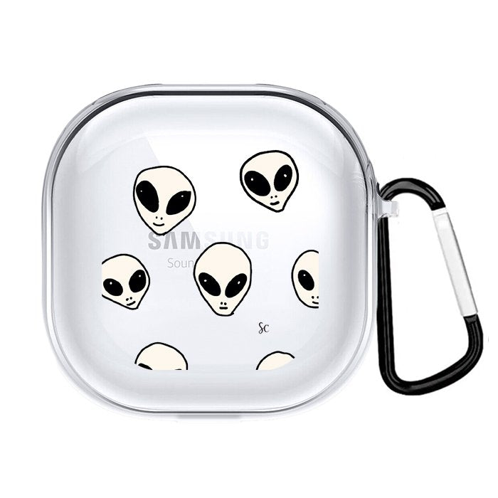 Case Audífonos Transparente Alien