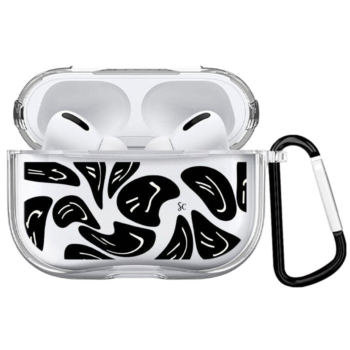 Case Airpods Transparente Faces