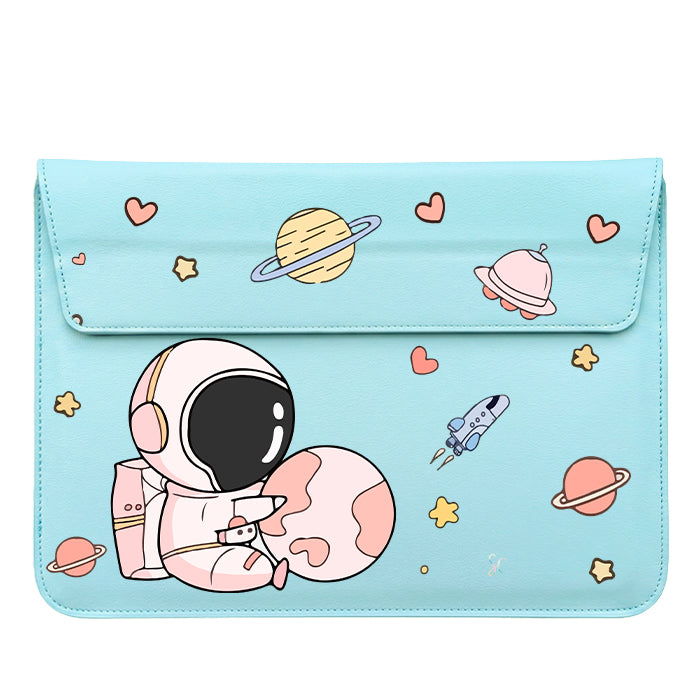 A Funda Computador Astronauta Rosa