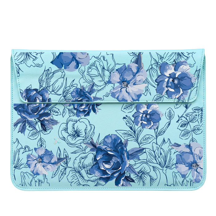 A Funda Computador Flores Azules