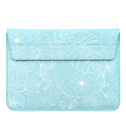 A Funda Computador Flores Blancas