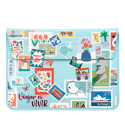 Funda Computador Postales