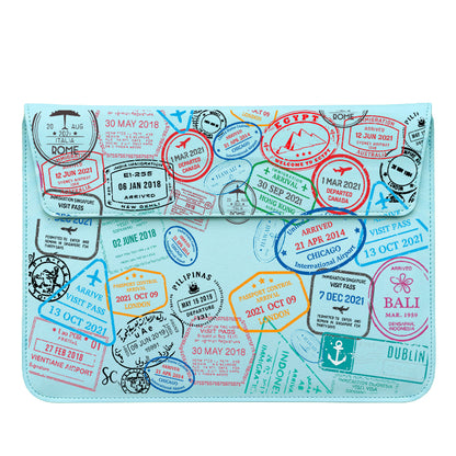 A Funda Computador Sellos Pasaporte