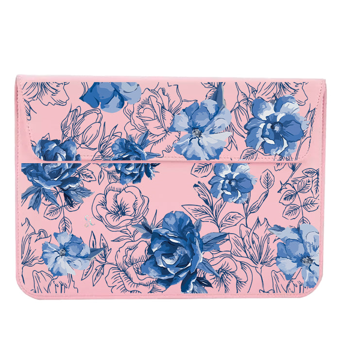 A Funda Computador Flores Azules