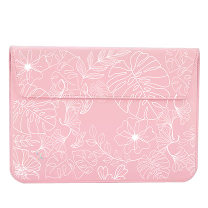 A Funda Computador Flores Blancas