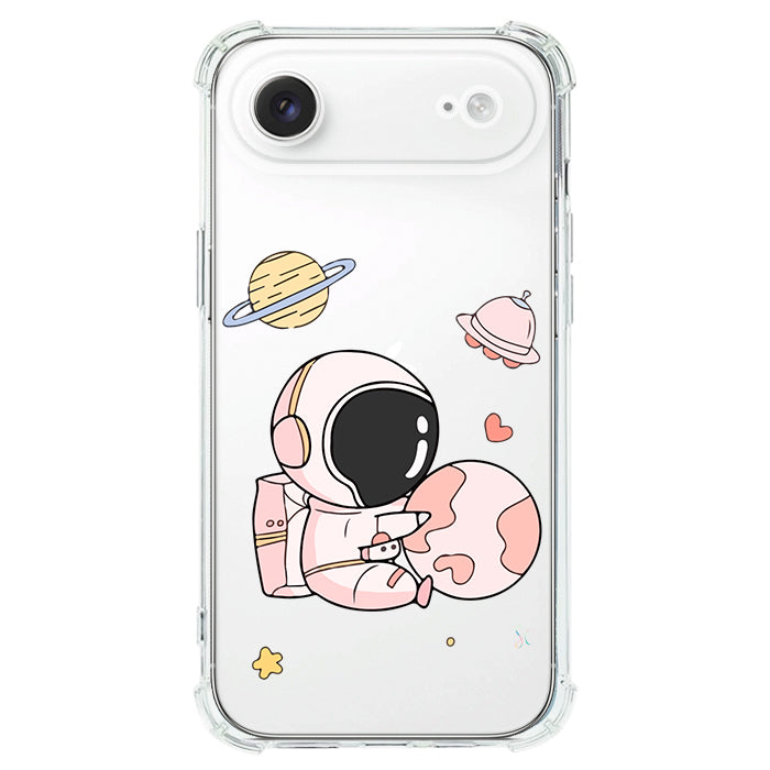 Case Celular Astronauta Rosa - iPhone