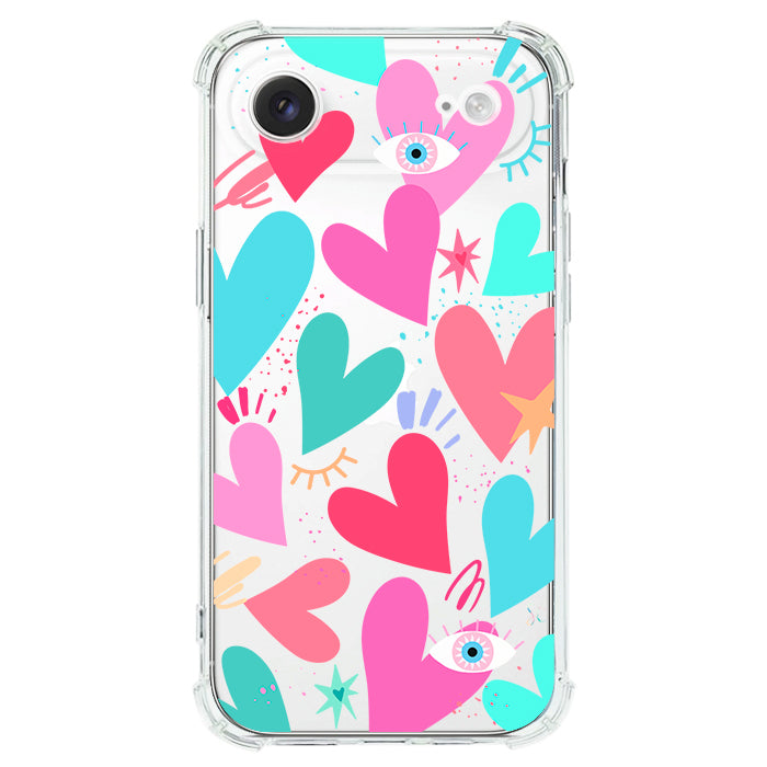 Case Celular Corazones 2 - iPhone