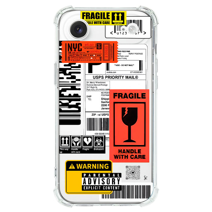 Case Celular Warning - iPhone