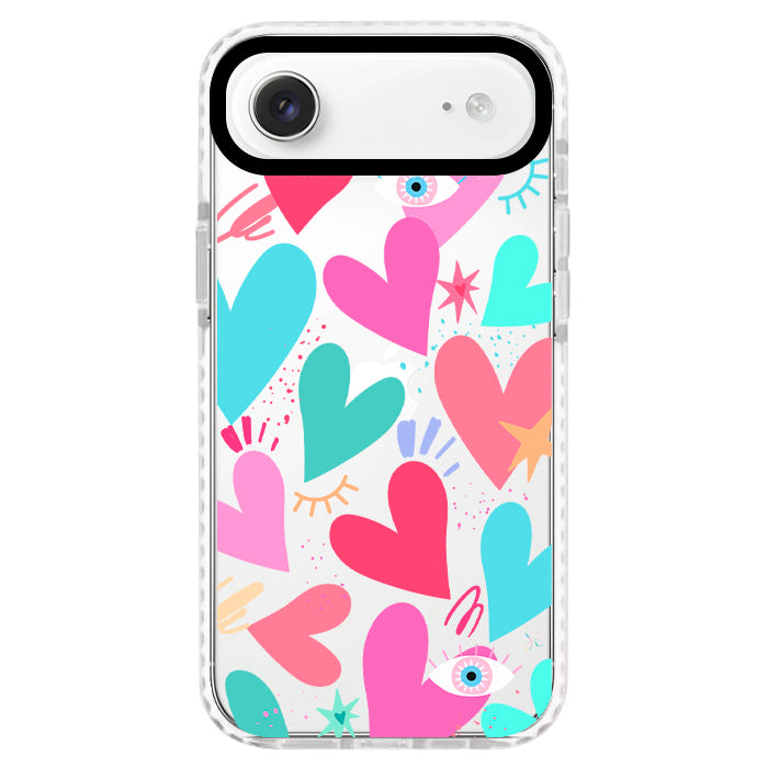 Case Celular Corazones 2 - iPhone
