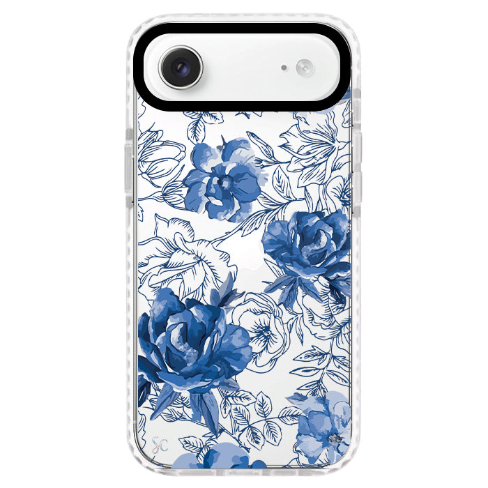 Case Celular Flores Azules - iPhone