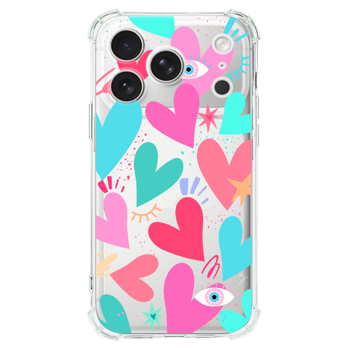 Case Celular Corazones 2 - iPhone