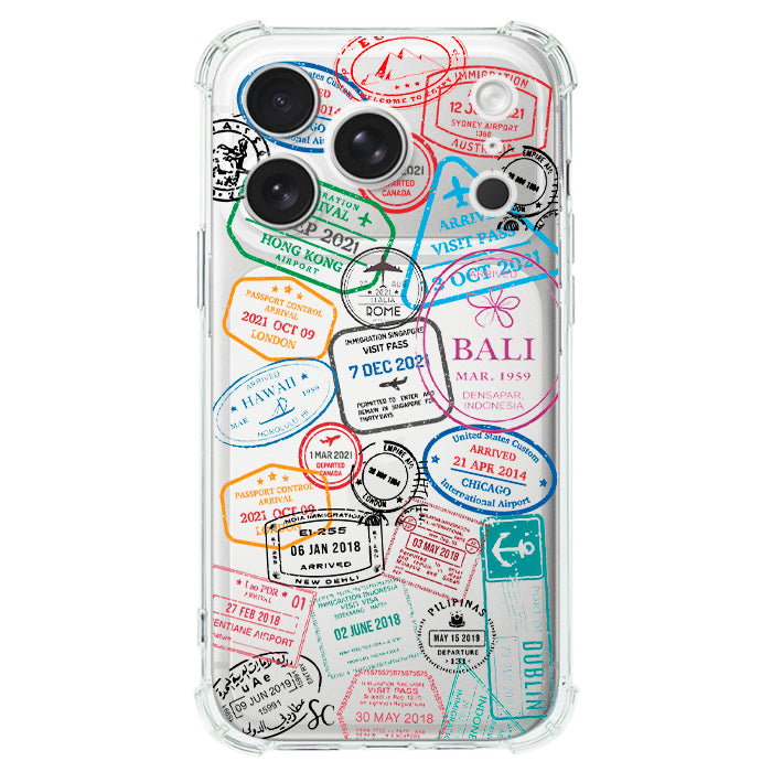 Case Celular Sellos Pasaporte - iPhone