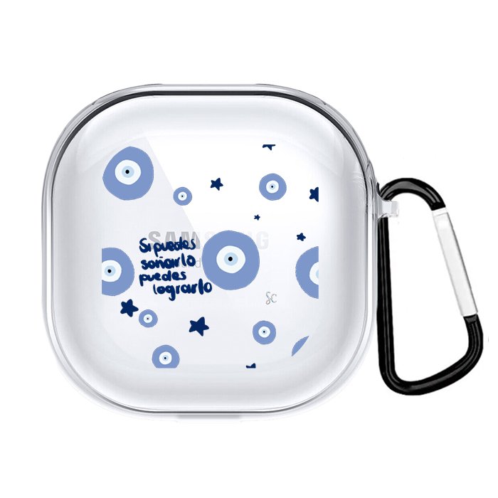 Case Audífonos Transparente Ojo Turco