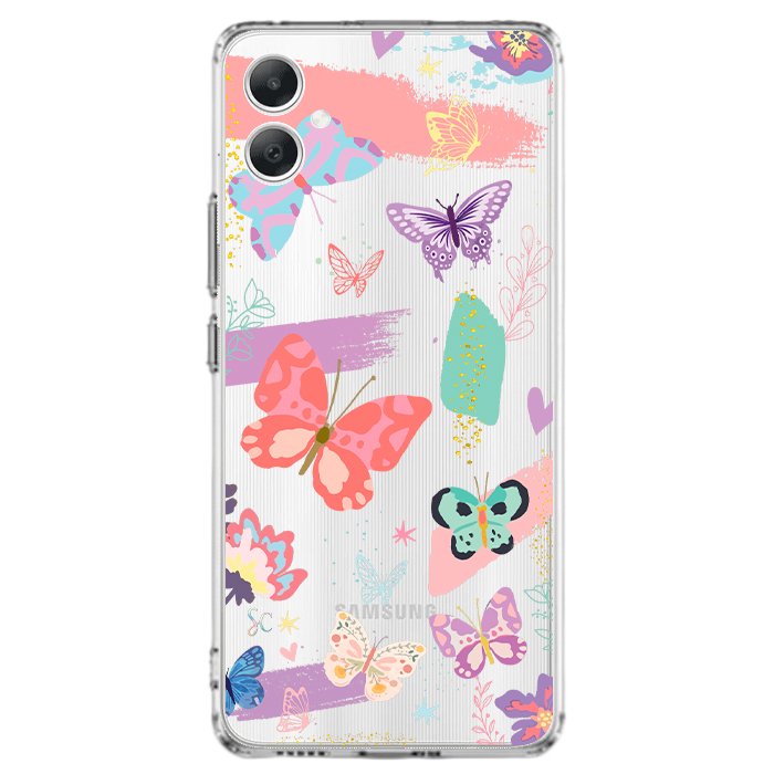 Case Celular Mariposas Colores - Samsung