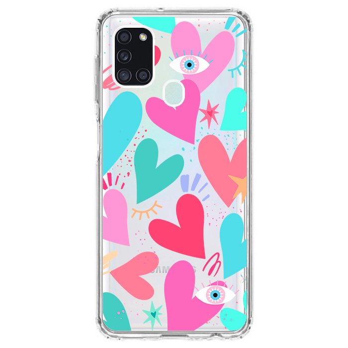 Case Celular Corazones 2 - Samsung