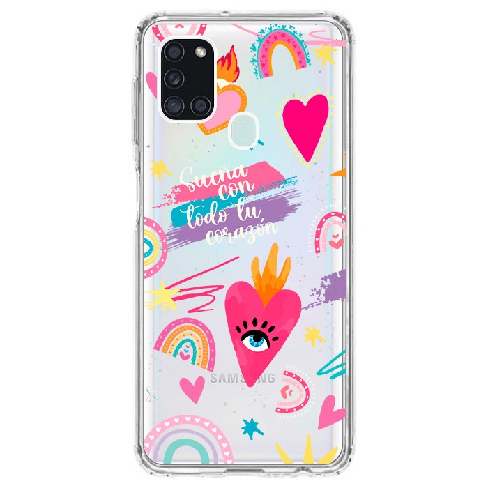 Case Celular Corazones 3 - Samsung