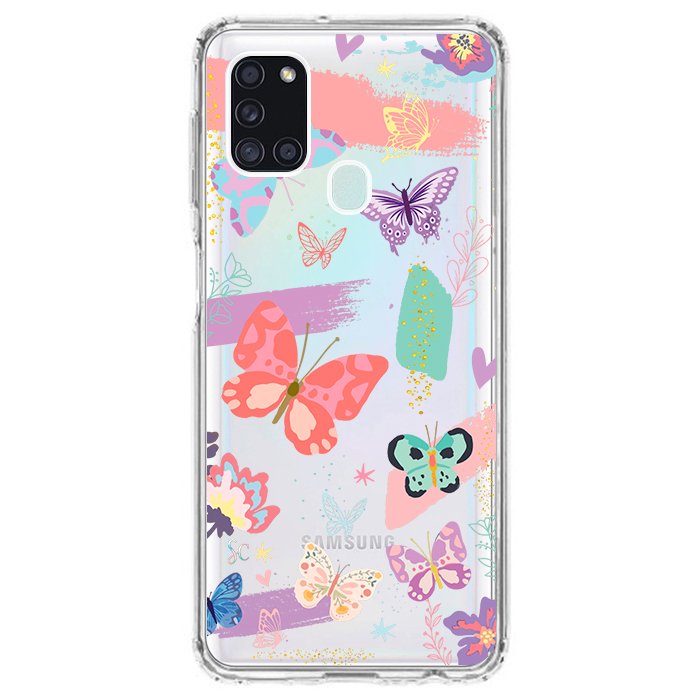 Case Celular Mariposas Colores - Samsung