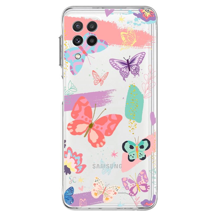 Case Celular Mariposas Colores - Samsung