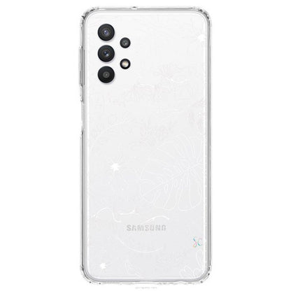 E. Case flores blancas - Samsung