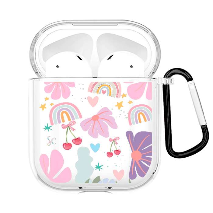 Case Audífonos Transparente Paradise