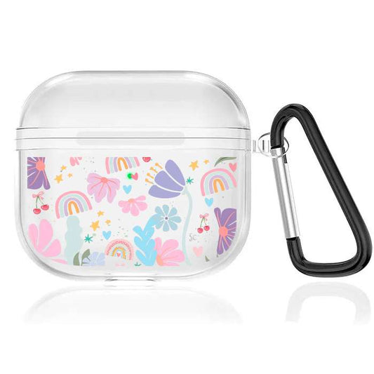 Case Audífonos Transparente Paradise