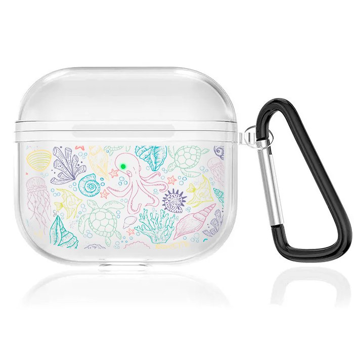 Case Audífonos Transparente Sea
